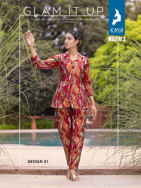 Kaya Maitri Vol 2 Fancy Co Ord Set Collection